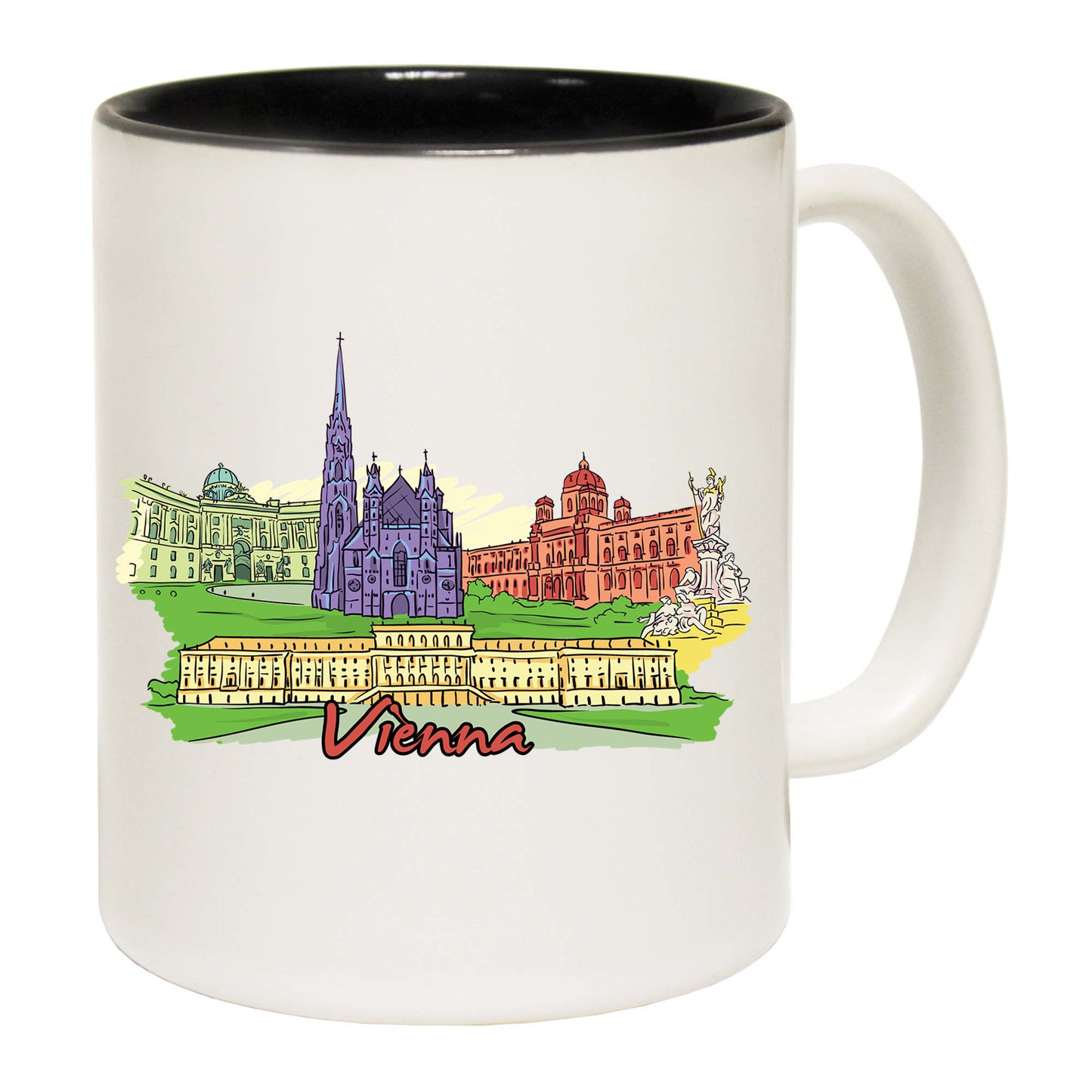 Vienna Austria Country Flag Destination - Funny Coffee Mug