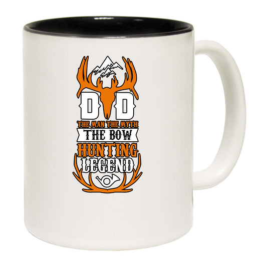 Dad The Man The Myth The Bow Hunting Legend - Funny Coffee Mug