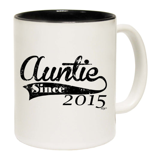 Auntie Since 2015 - Funny Coffee Mug