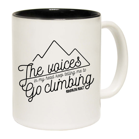 Aa The Voices In My Head Go Climbing - Funny Coffee Mug