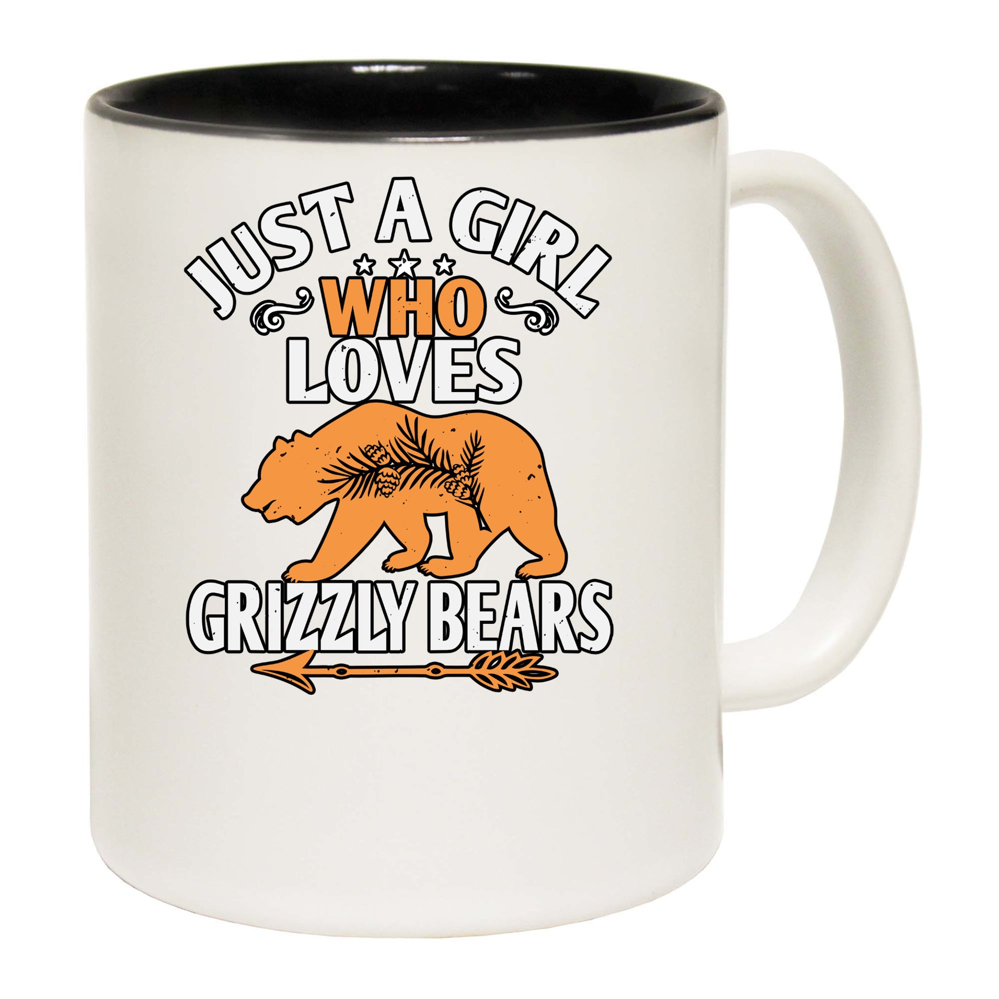 Just A Girl Who Loves Grizzly Bears - Funny Coffee Mug