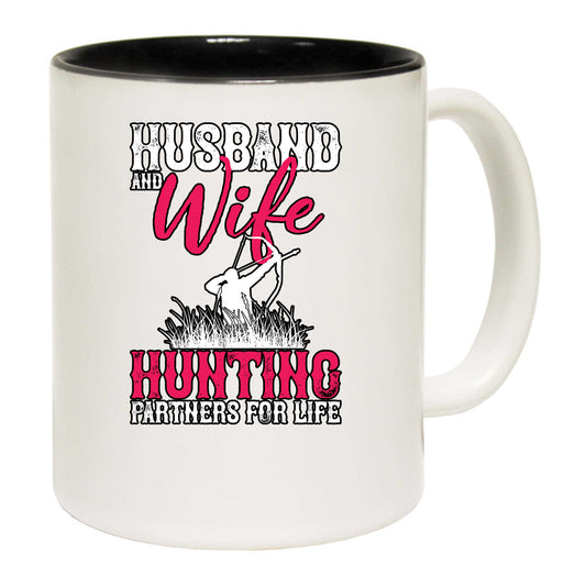 Husband And Wife Hunting Partner For Life - Funny Coffee Mug