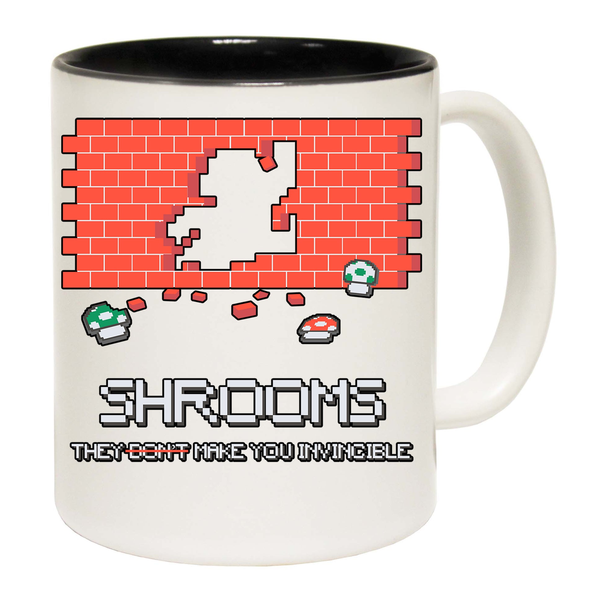 Shroom Make You Invincible Cartoon - Funny Coffee Mug