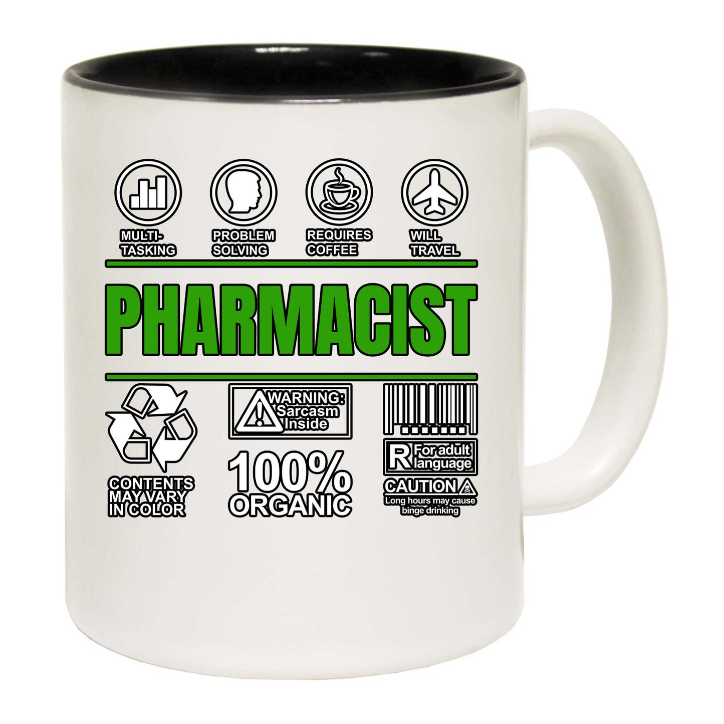 Pharmacist Sarcastic Humour - Funny Coffee Mug