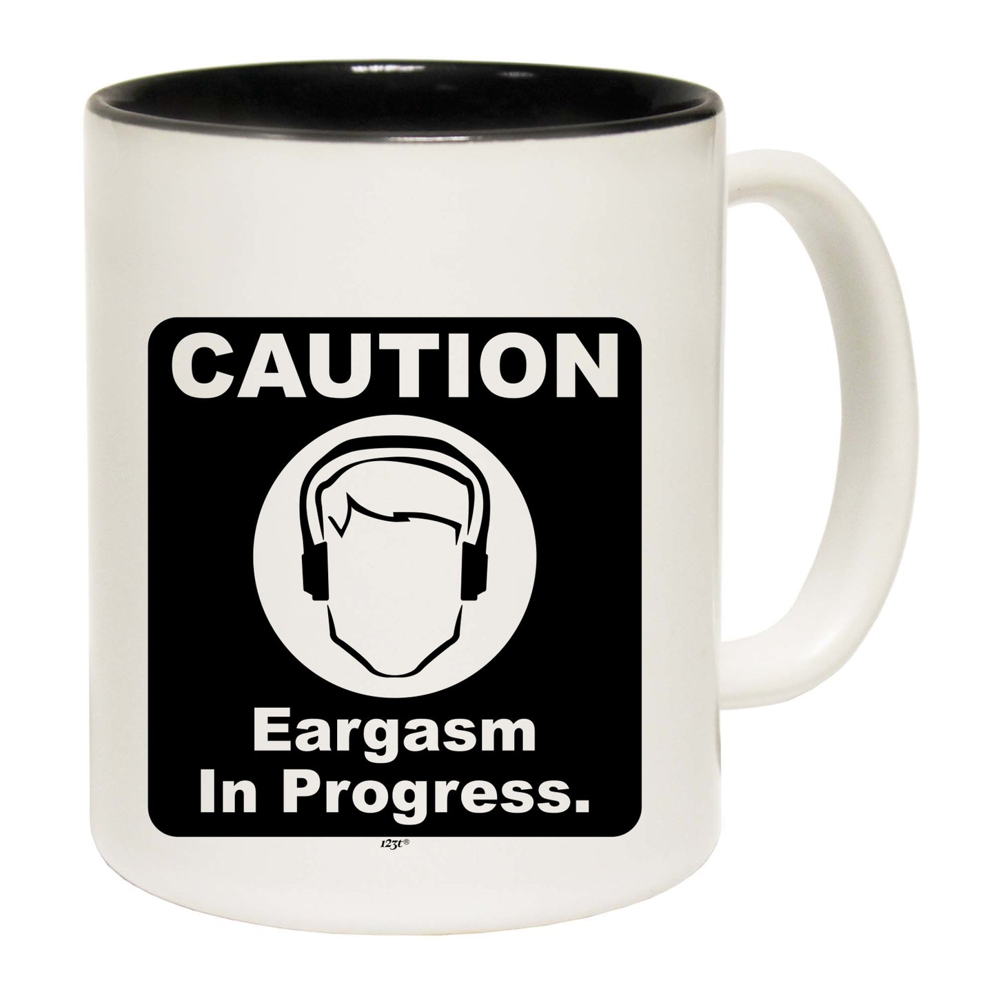 Caution Eargasm In Progress - Funny Coffee Mug