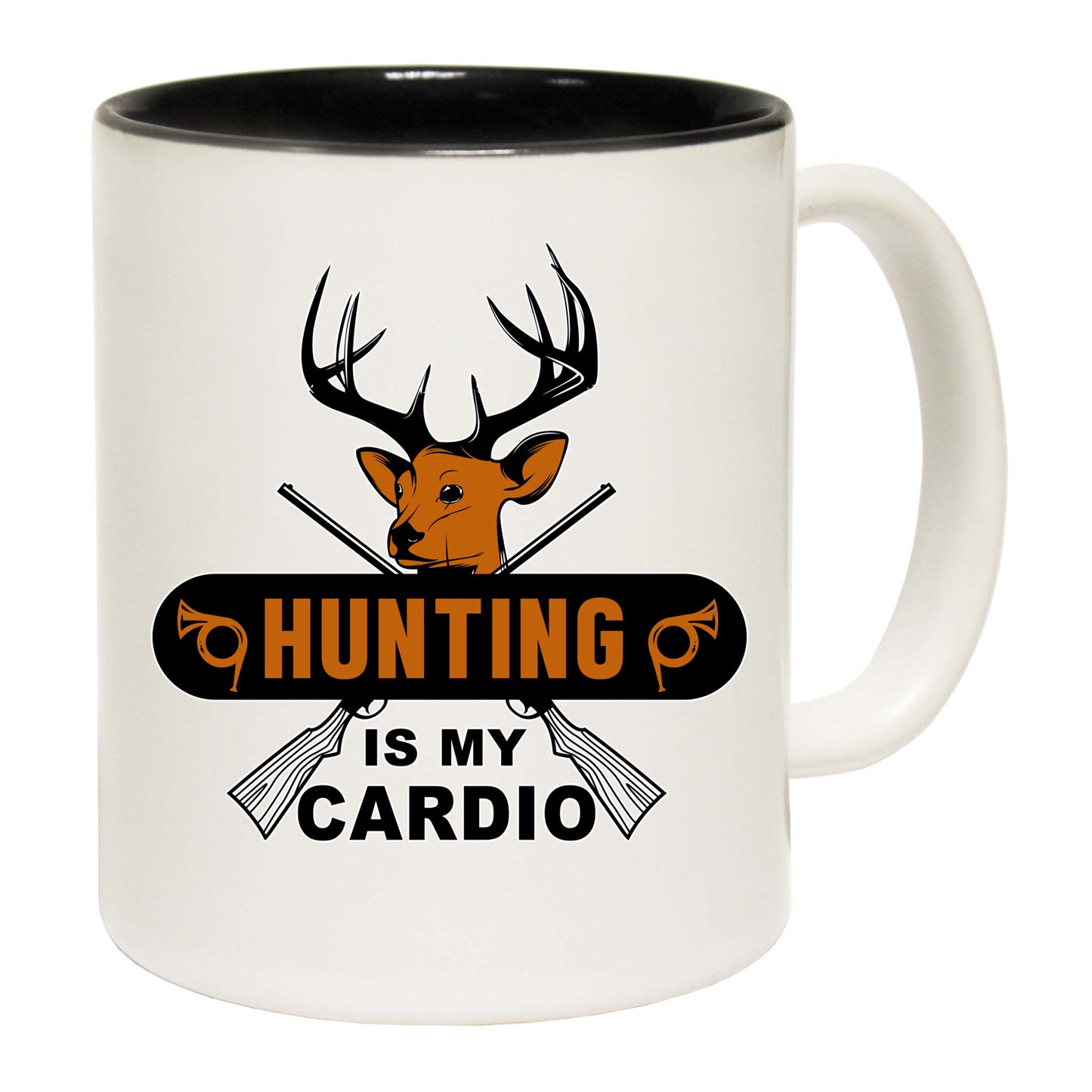 Hunting Is My Cardio Hunt Deer - Funny Coffee Mug