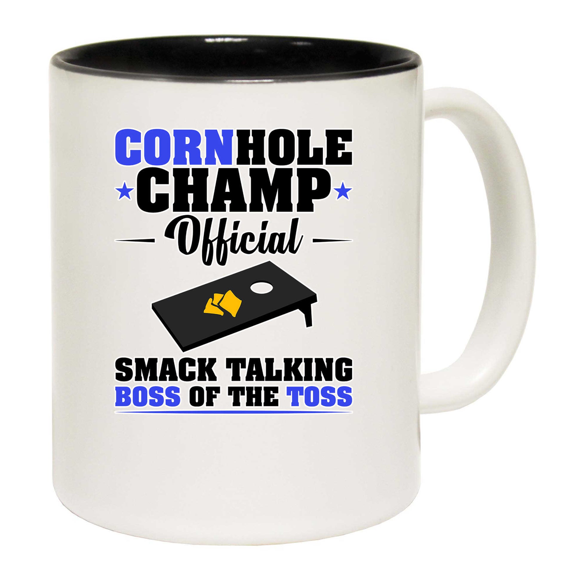 Cornhole Champ Official Smack Talking Boss Of The Toss - Funny Coffee Mug