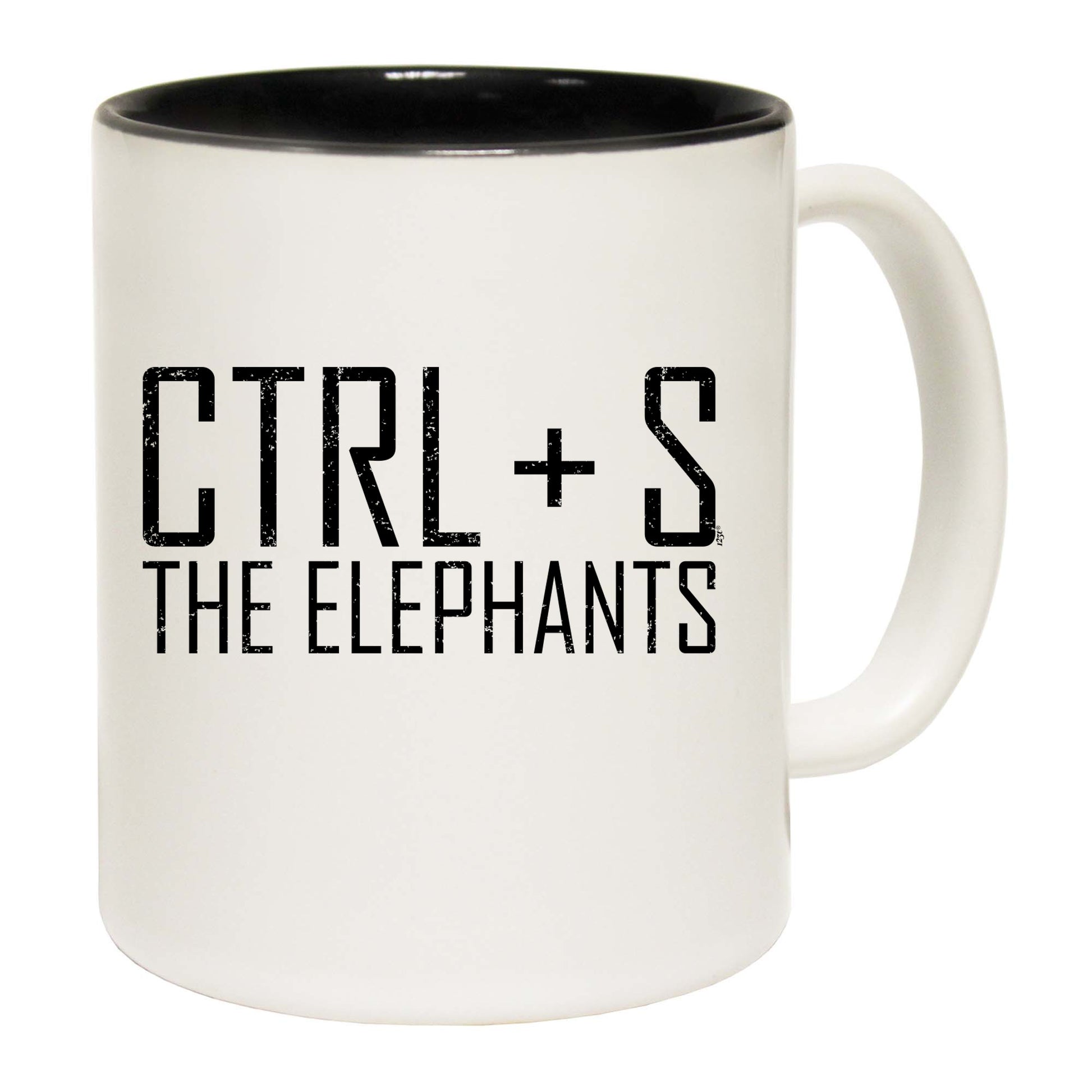 Ctrl S Save The Elephants - Funny Coffee Mug