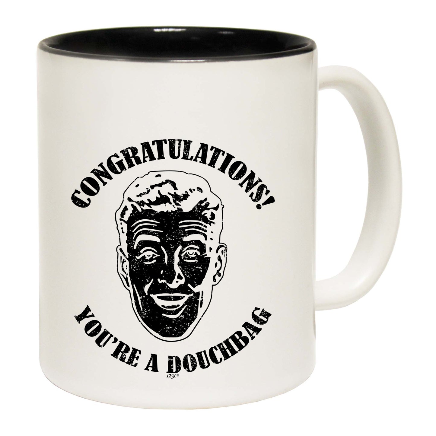 Congratulations Douchbag - Funny Coffee Mug