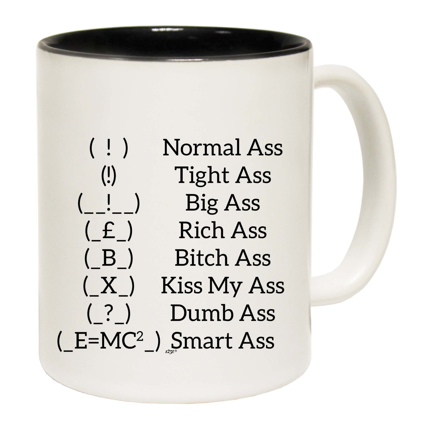 Ass Types - Funny Coffee Mug