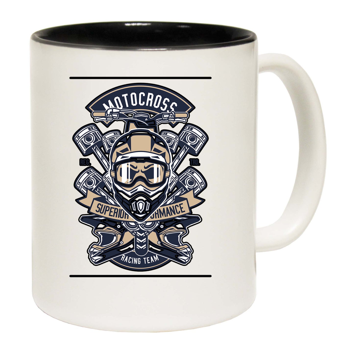 Motocross Racing Team Dirt Bike - Funny Coffee Mug