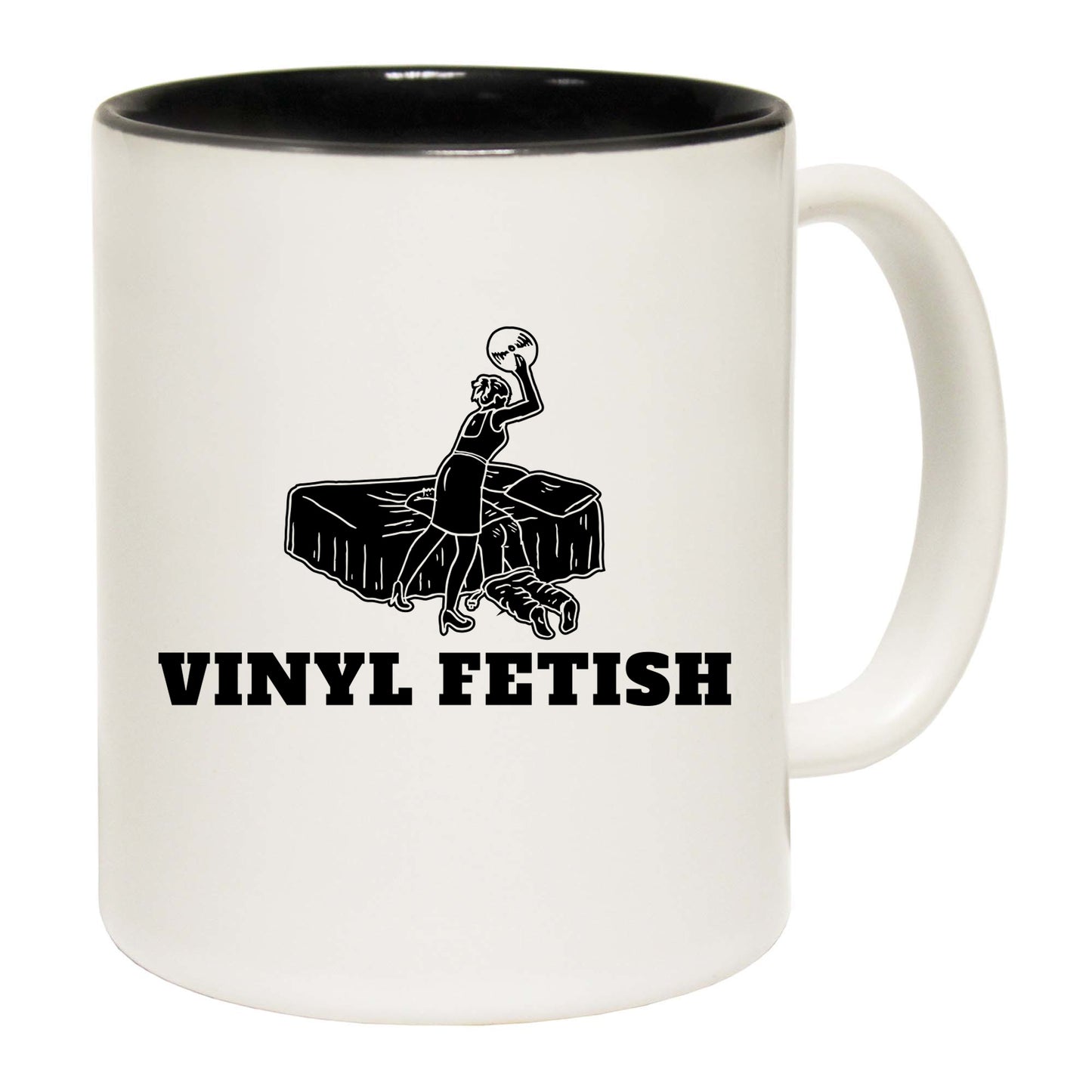 Vinyl Fetish Dj Record Music - Funny Coffee Mug