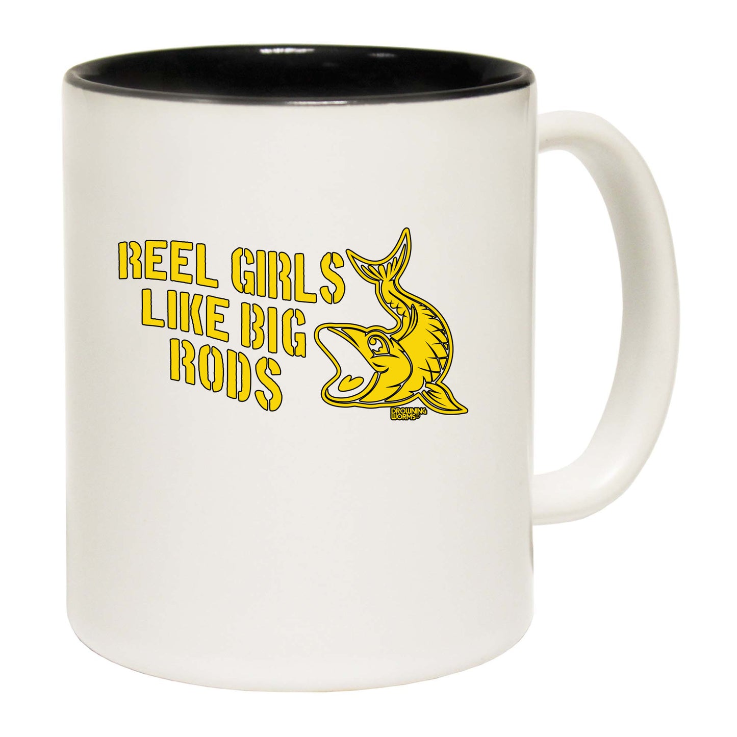 Dw Reel Girls Like Big Rods - Funny Coffee Mug