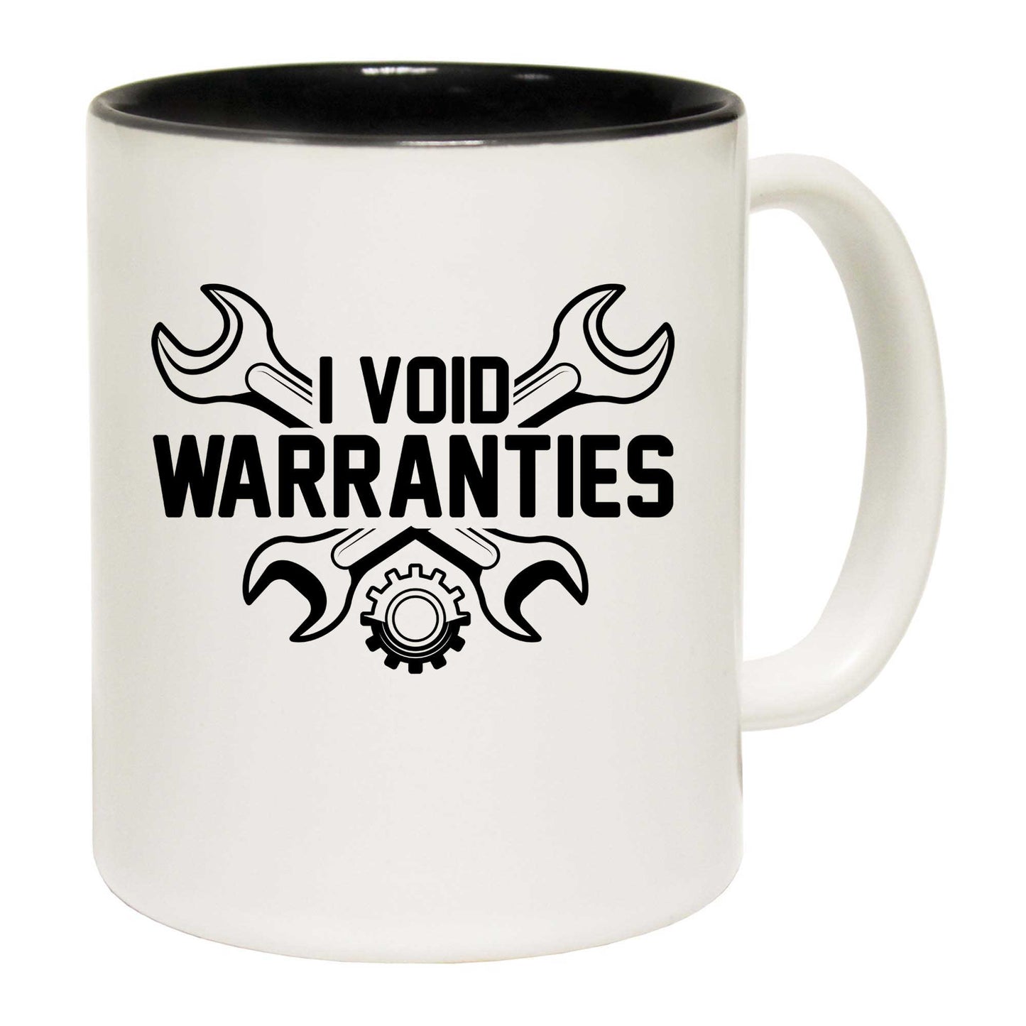 I Void Warranties Mechanic Engineer Garage Tinkerer - Funny Coffee Mug