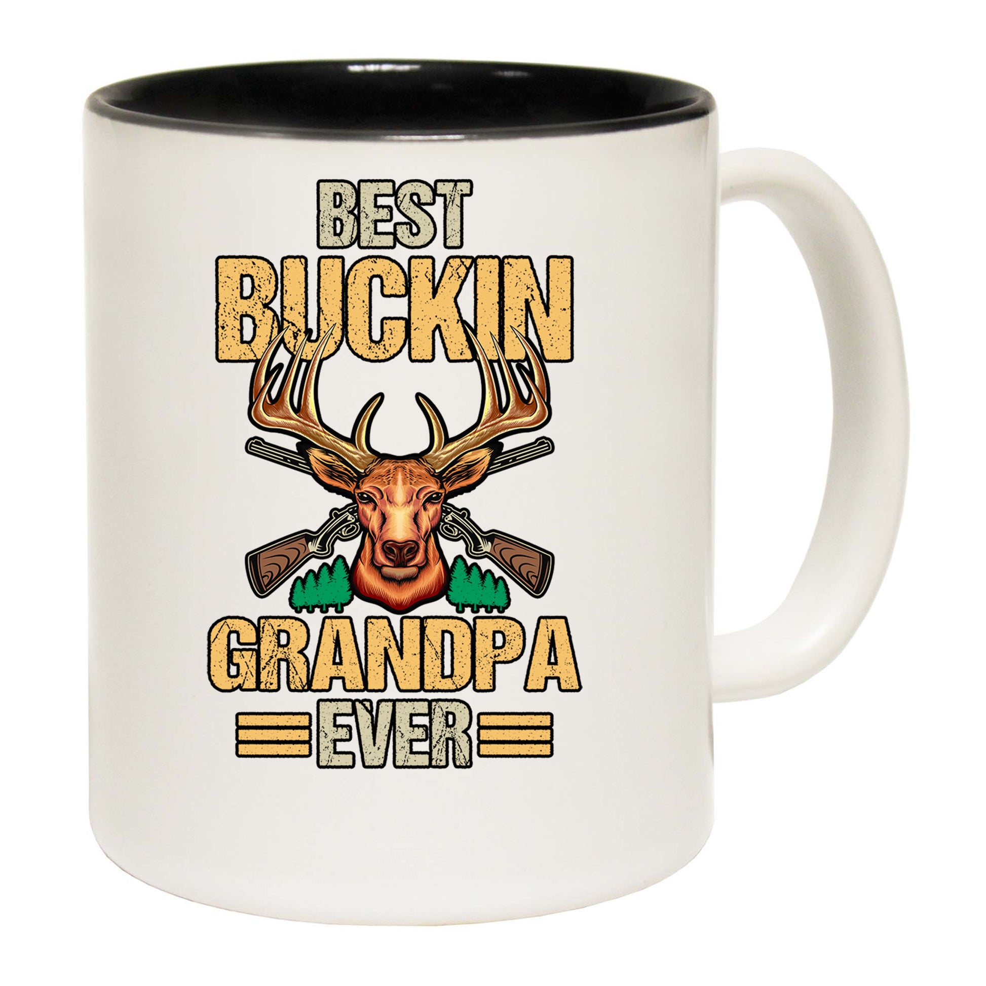 Best Bucking Grandpa Ever - Funny Coffee Mug