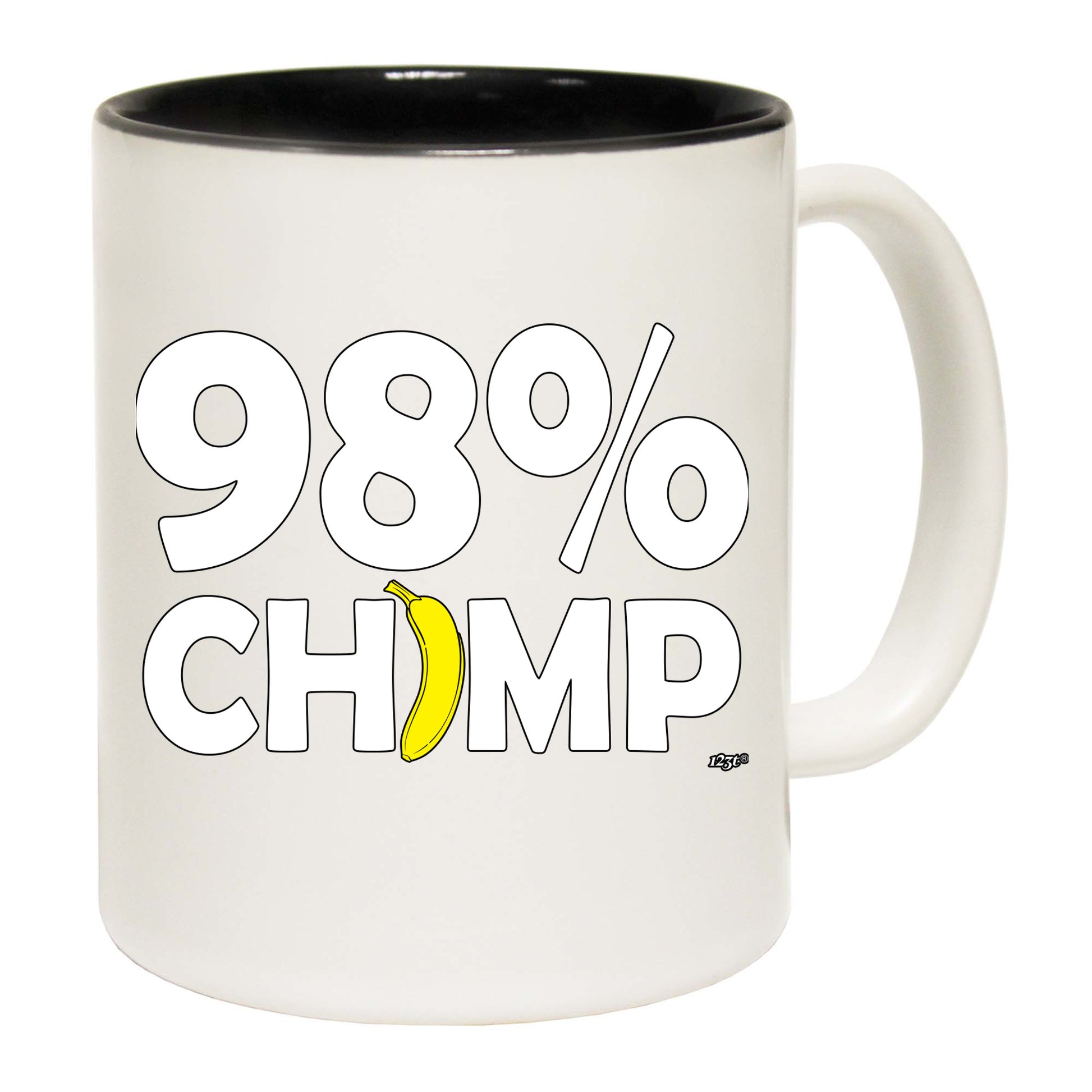 98 Percent Chimp - Funny Coffee Mug