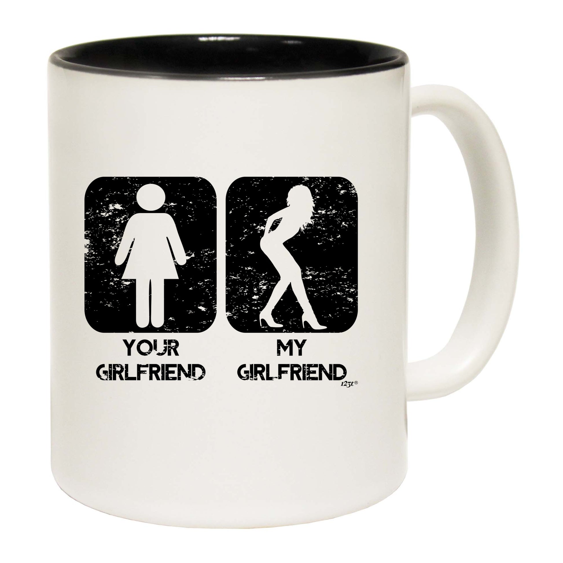 Your Girlfriend My Girlfriend - Funny Coffee Mug