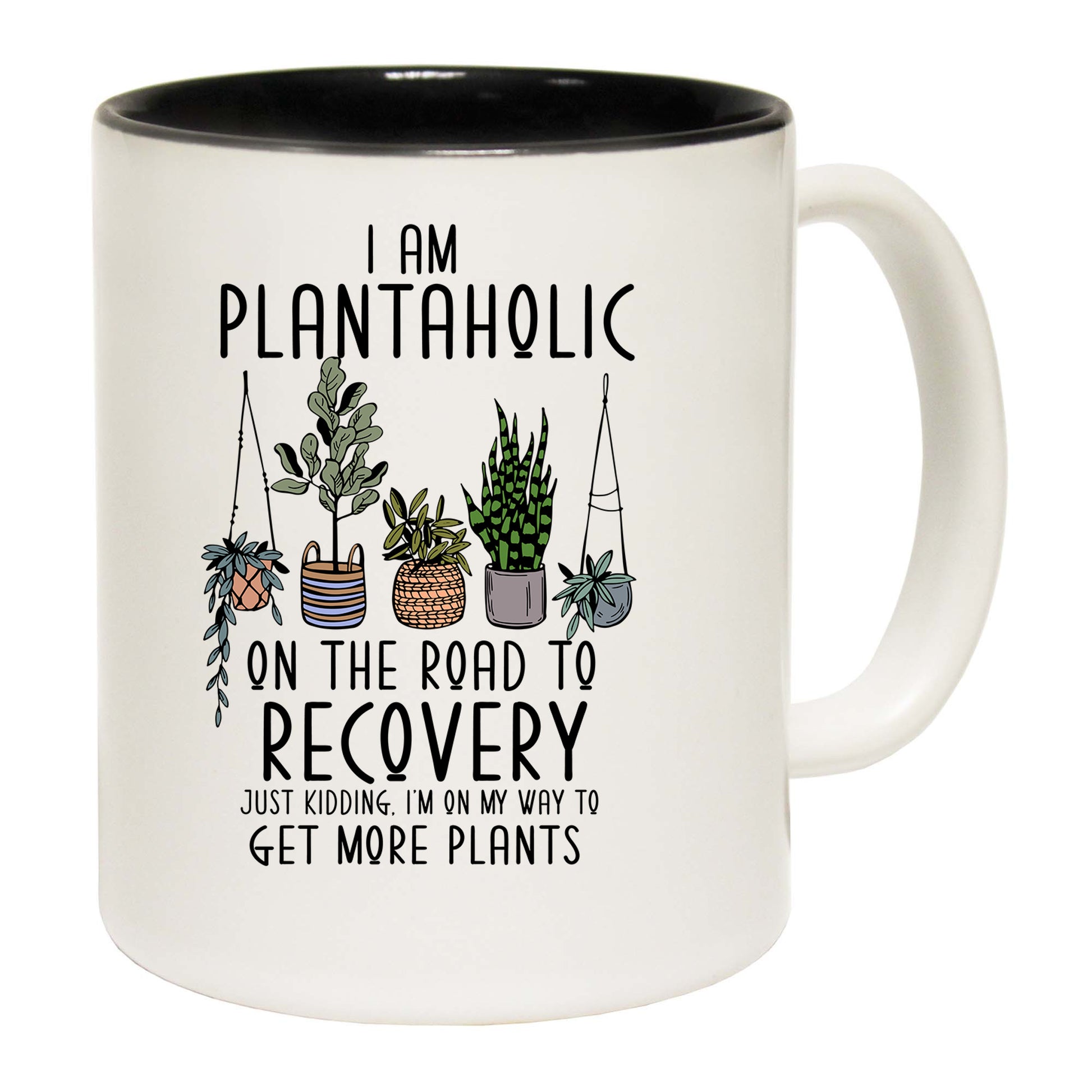 Plantaholic On The Road To Recovery Plants Gardening - Funny Coffee Mug