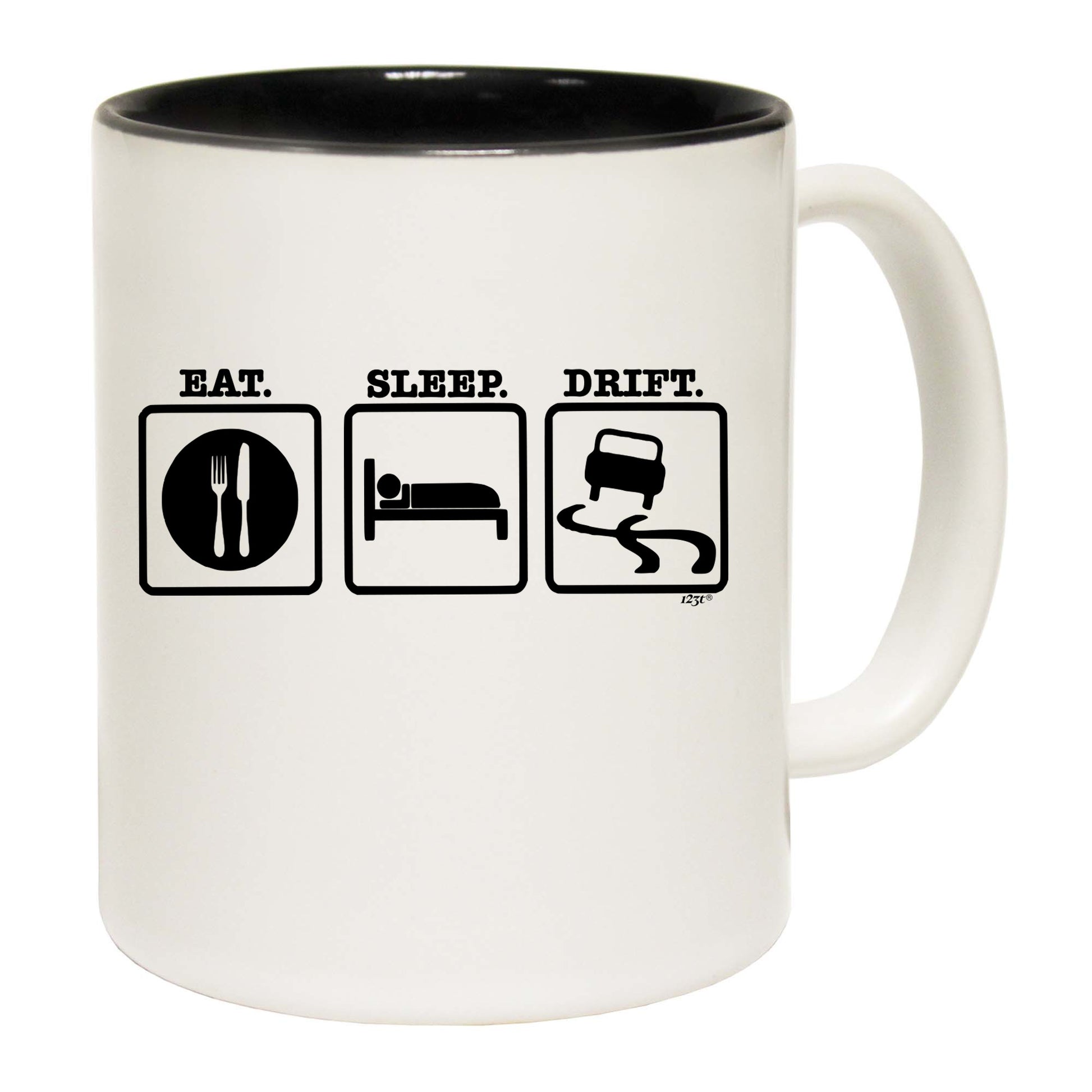 Eat Sleep Drift - Funny Coffee Mug