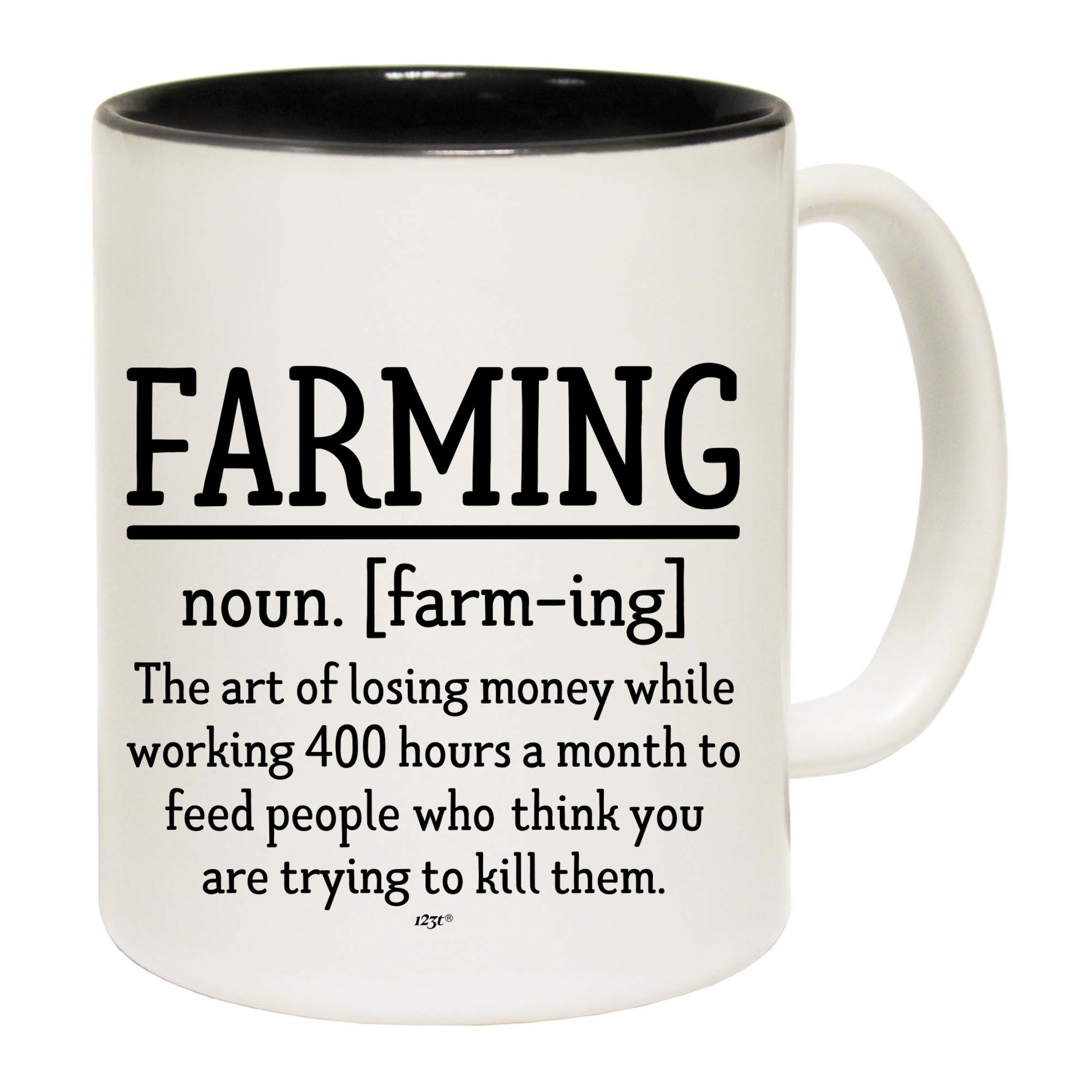 Farming Noun Farm - Funny Coffee Mug