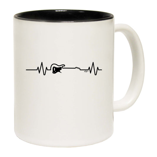 Electric Guitar Pulse Music - Funny Coffee Mug