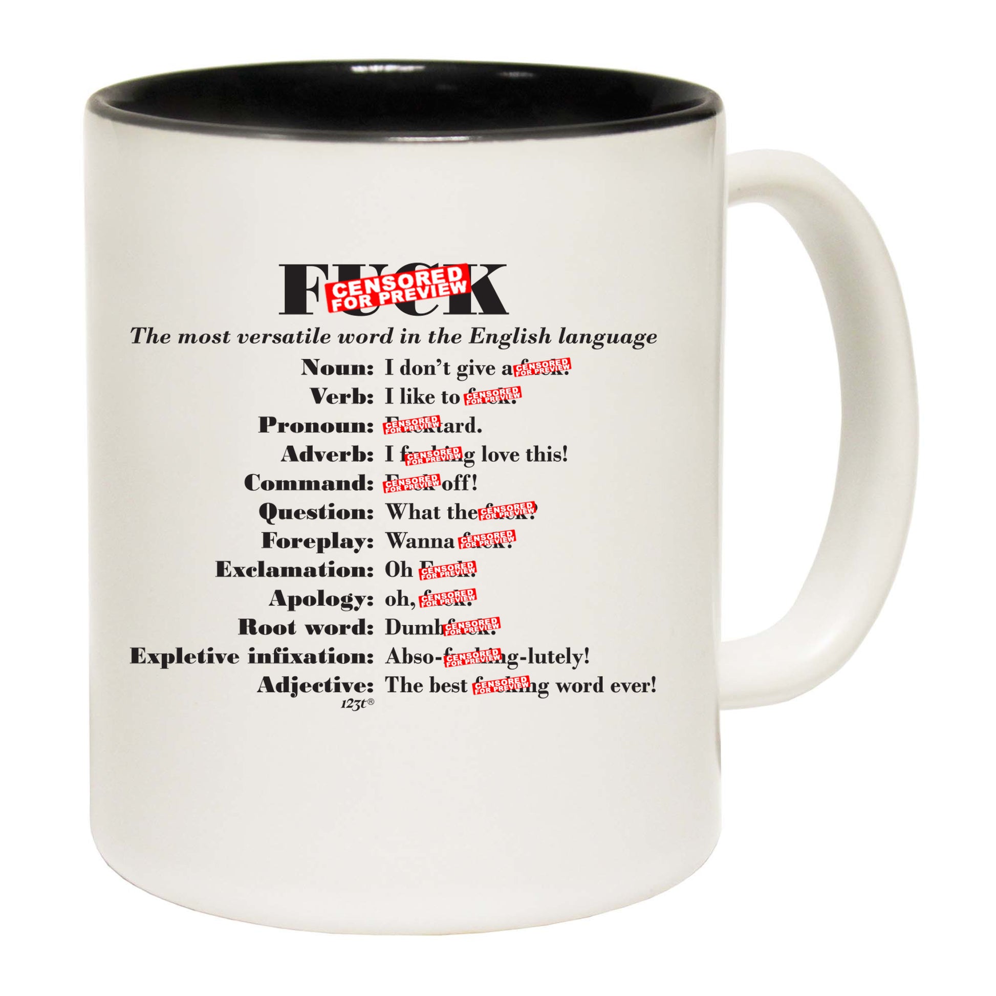 F  K The Most Versatile Word - Funny Coffee Mug