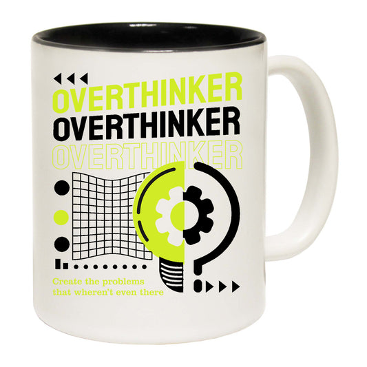 Overthinker Creating Problems Funny - Funny Coffee Mug