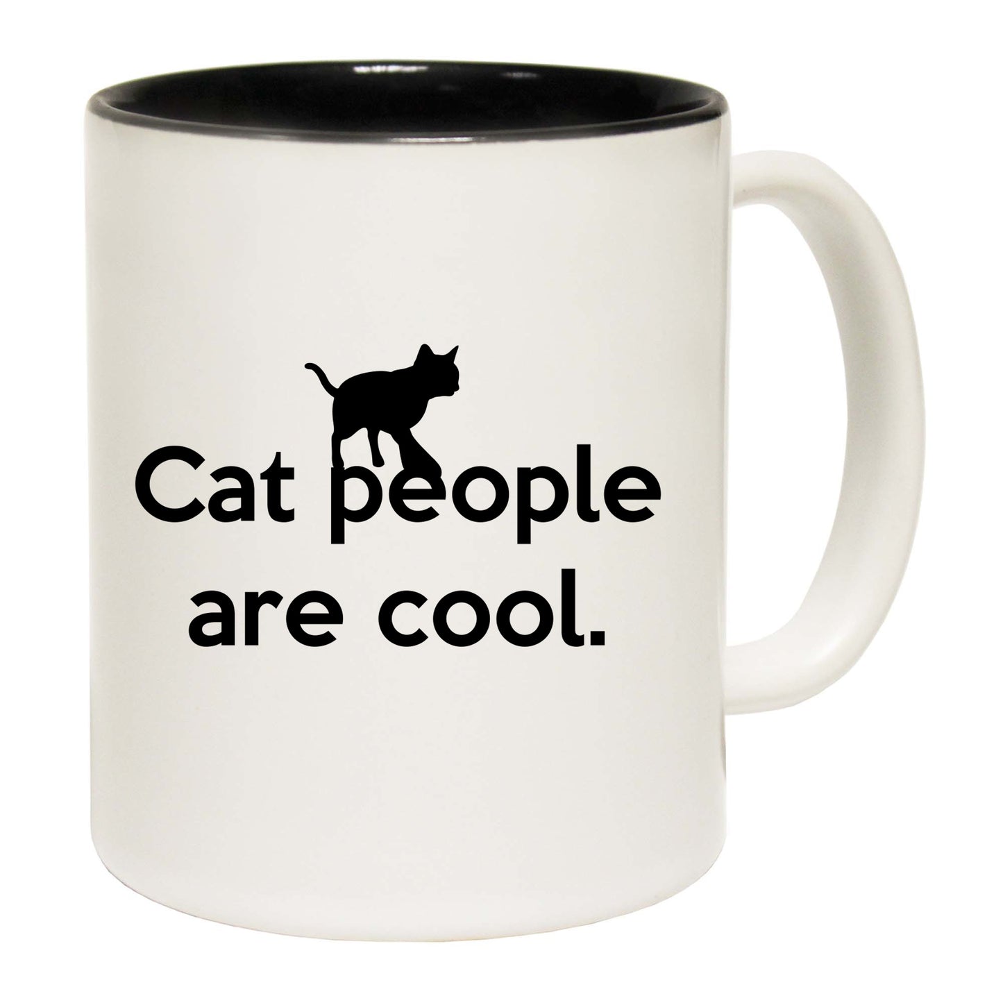 Cat People Are Cool - Funny Coffee Mug