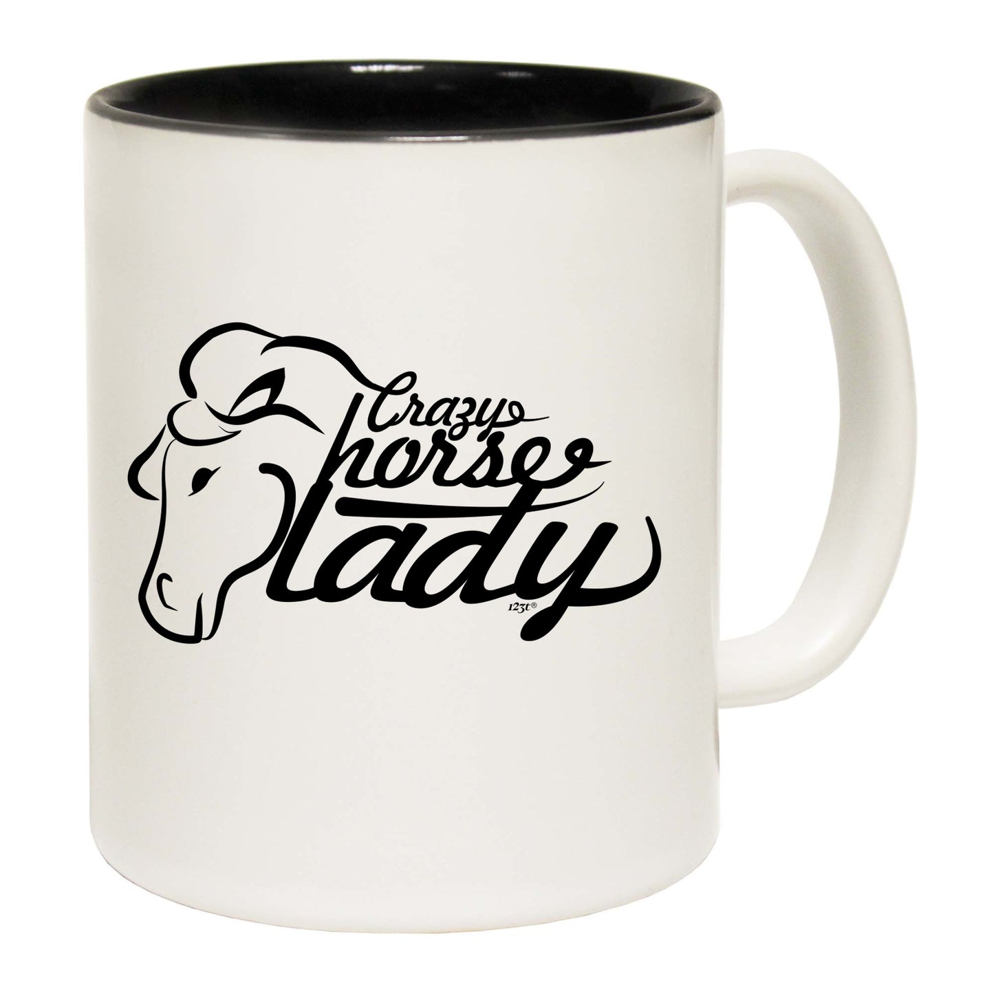 Crazy Horse Lady Pony - Funny Coffee Mug