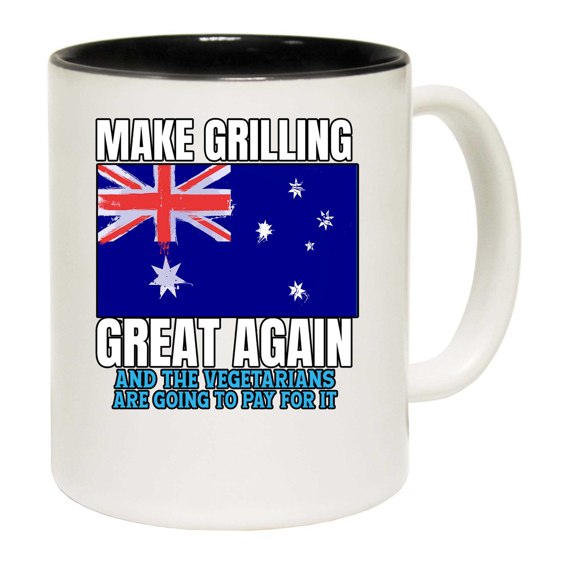 Make Grilling Great Again Bbq Joke Australia Flag - Funny Coffee Mug