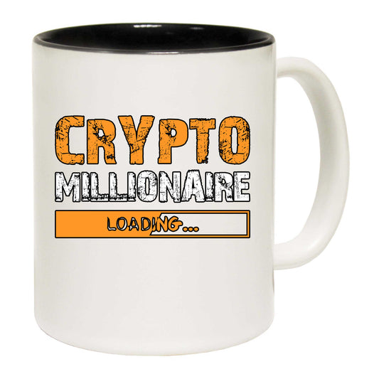 Crypto Millionaire Loading Bitcoin Currency - Funny Coffee Mug