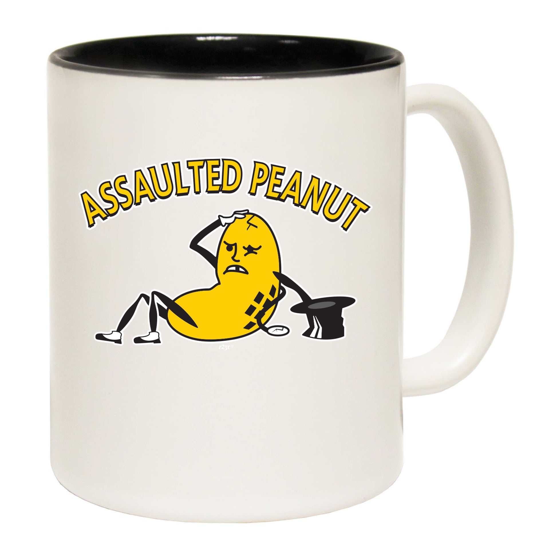 Assaulted Peanut - Funny Coffee Mug