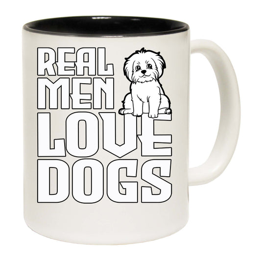 Real Men Love Dogs Dog Animal Pet - Funny Coffee Mug