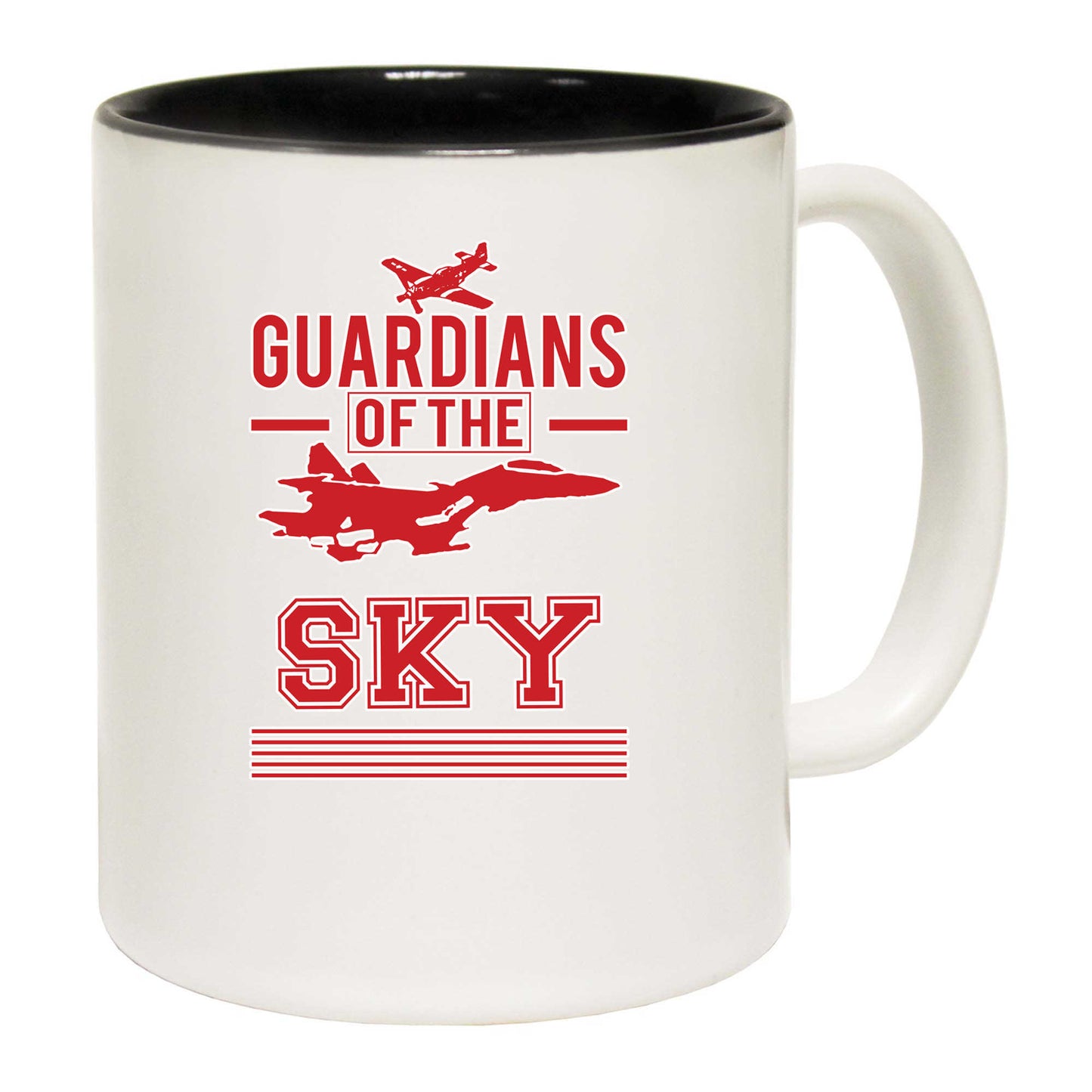 Guardians Of The Sky Jet Plane - Funny Coffee Mug