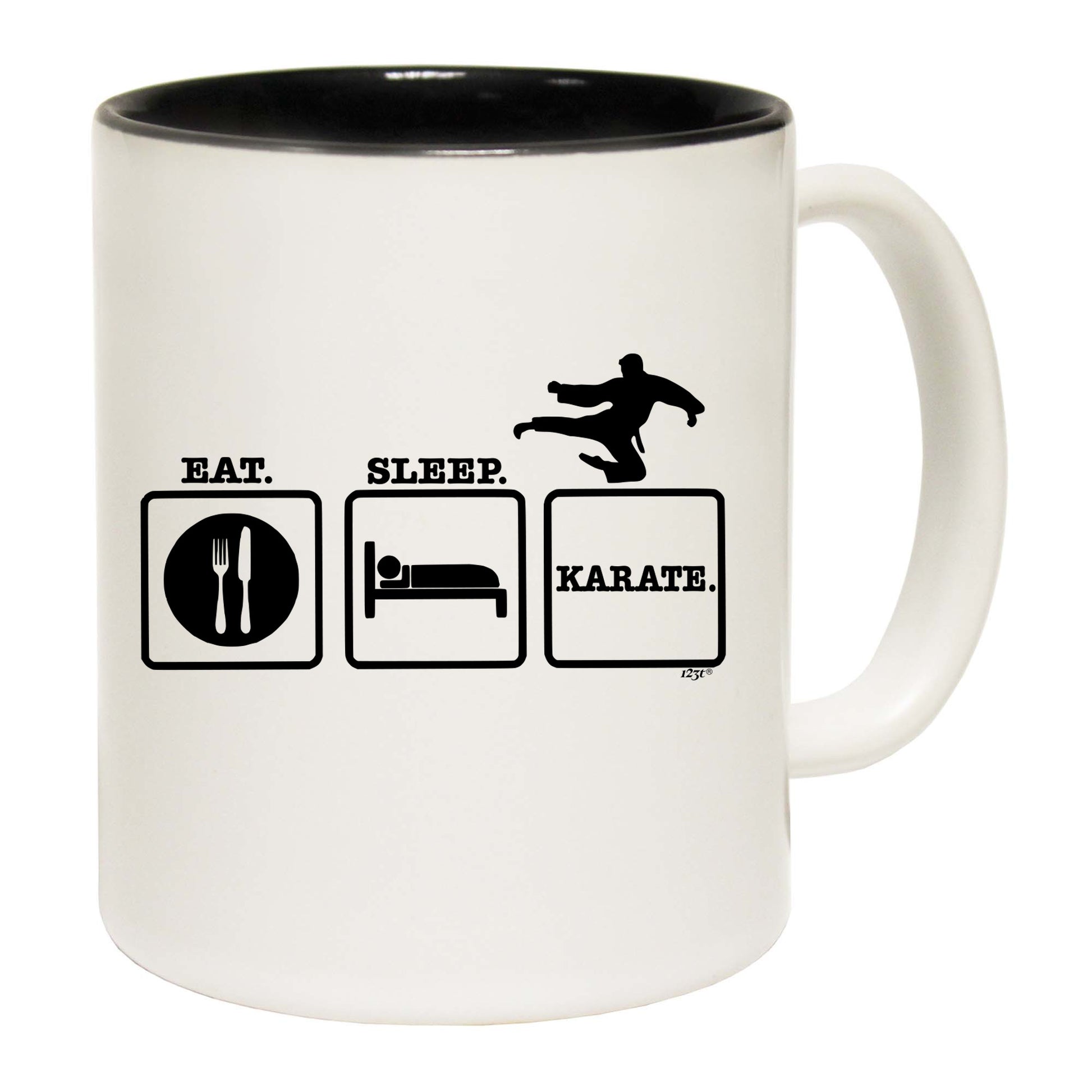 Eat Sleep Karate - Funny Coffee Mug