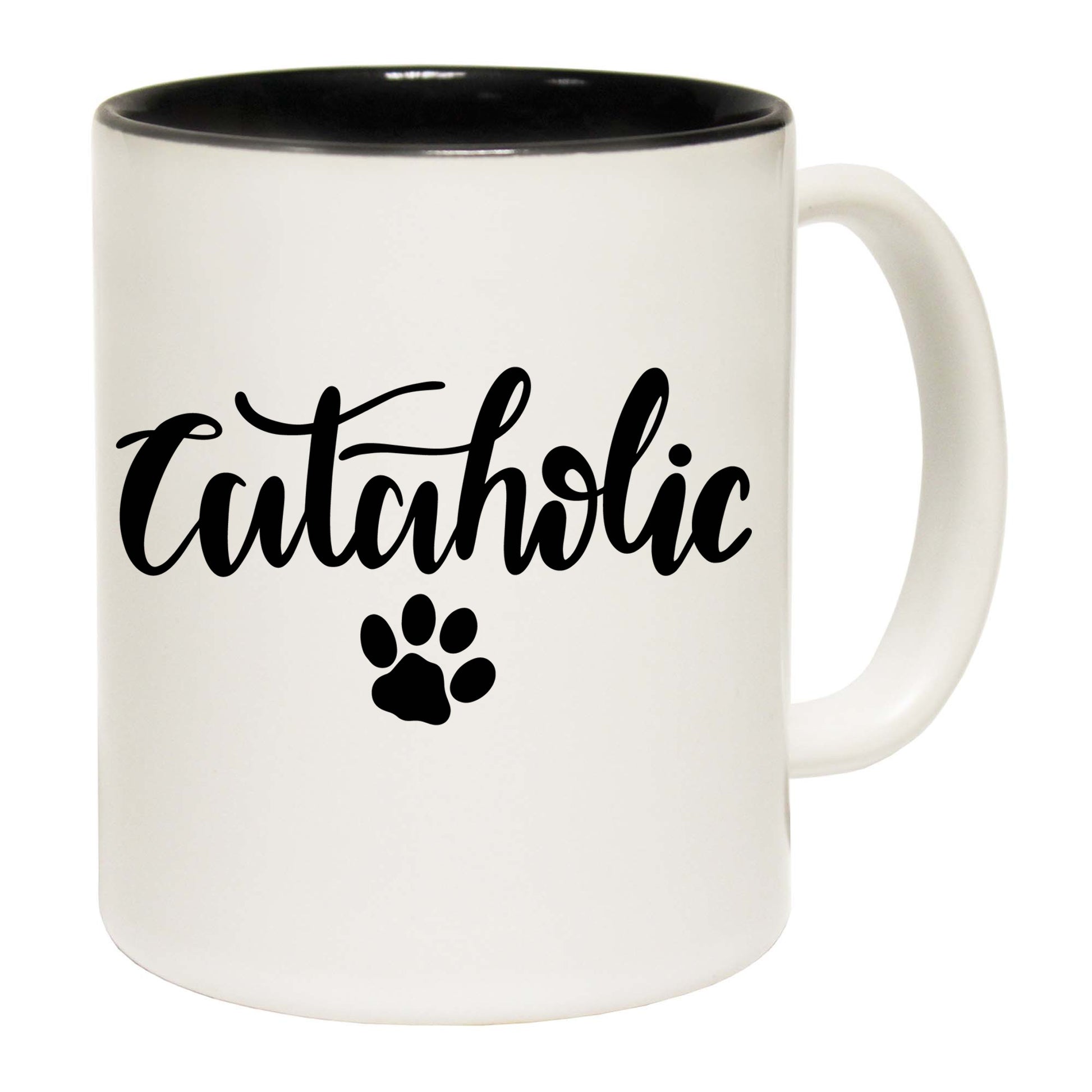 Cataholic Cat Paw Cats - Funny Coffee Mug