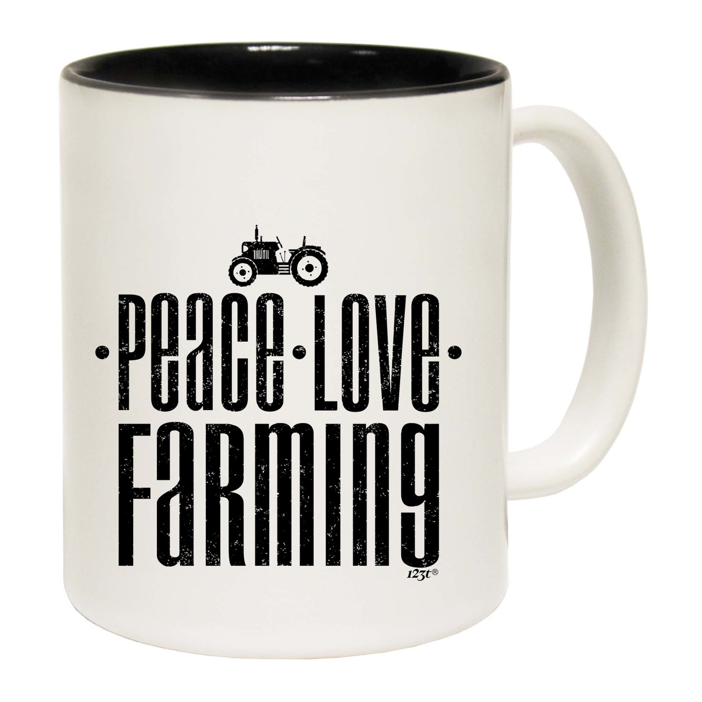 Peace Love Farming - Funny Coffee Mug