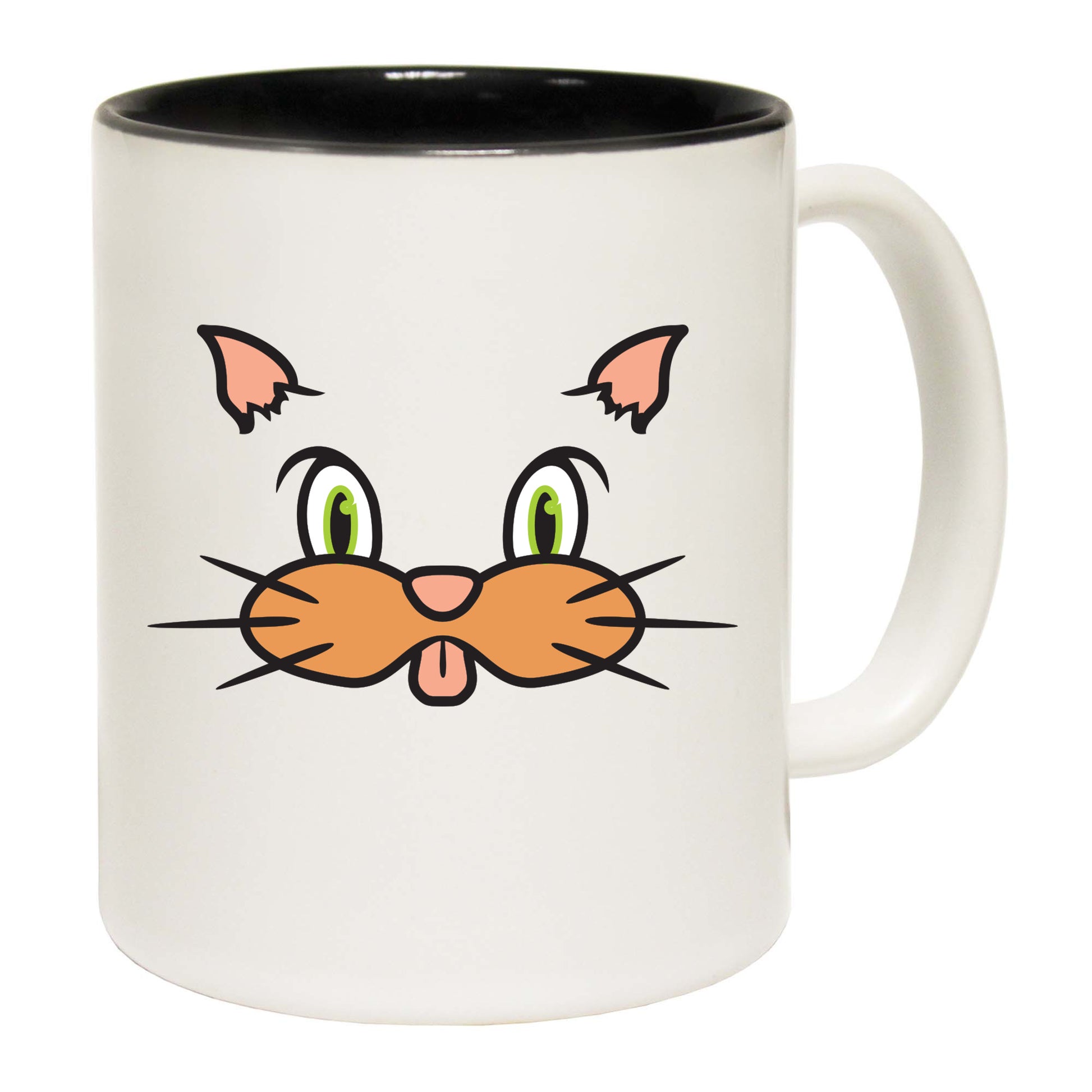 Cat Animal Face Ani Mates - Funny Coffee Mug