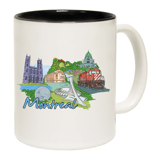 Montreal Canada Country Flag Destination - Funny Coffee Mug