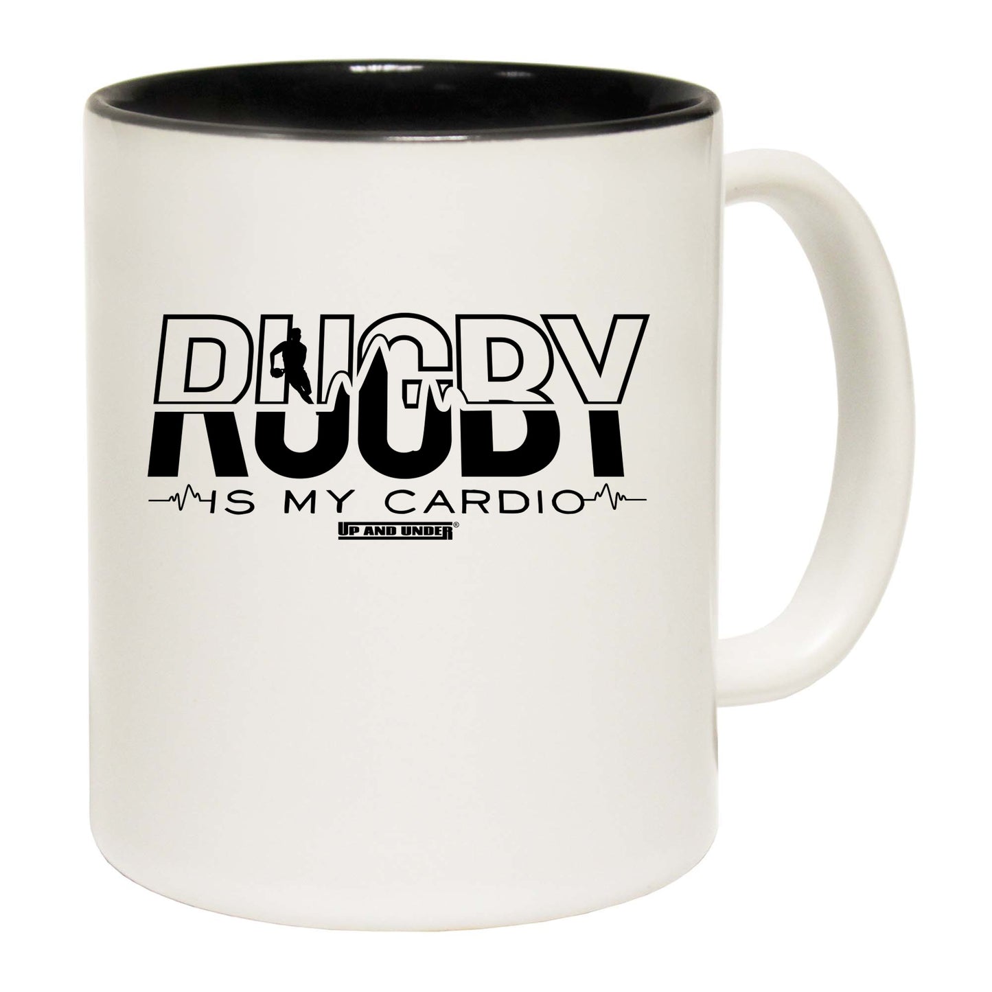 Uau Rugby Is My Cardio - Funny Coffee Mug