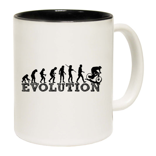 Evolution Downhill Cycling - Funny Coffee Mug