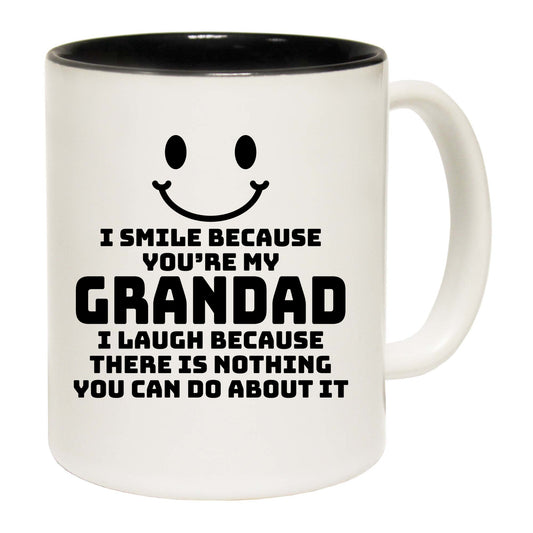 I Smile Because Youre My Grandad - Funny Coffee Mug