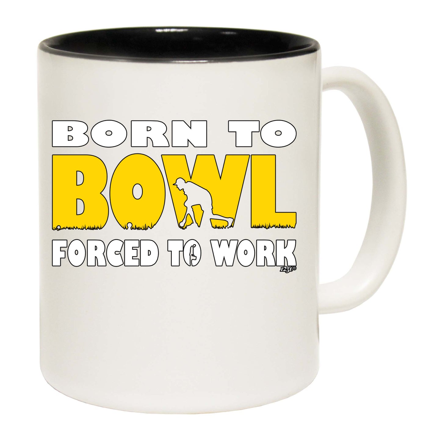 Born To Bowl Lawn - Funny Coffee Mug