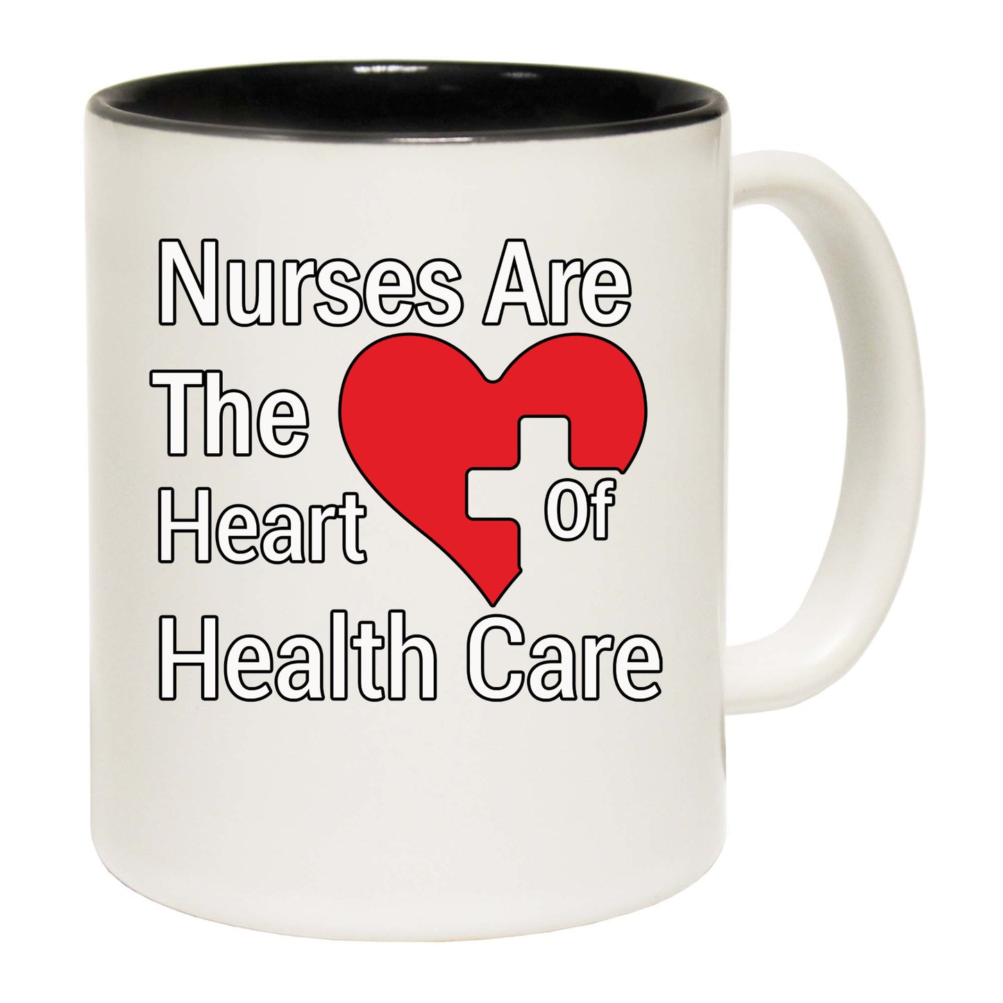 Nurses Are The Heart Of Health Care - Funny Coffee Mug