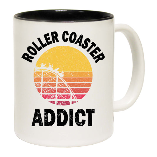 Roller Coaster Addict Theme Park Adrenaline - Funny Coffee Mug