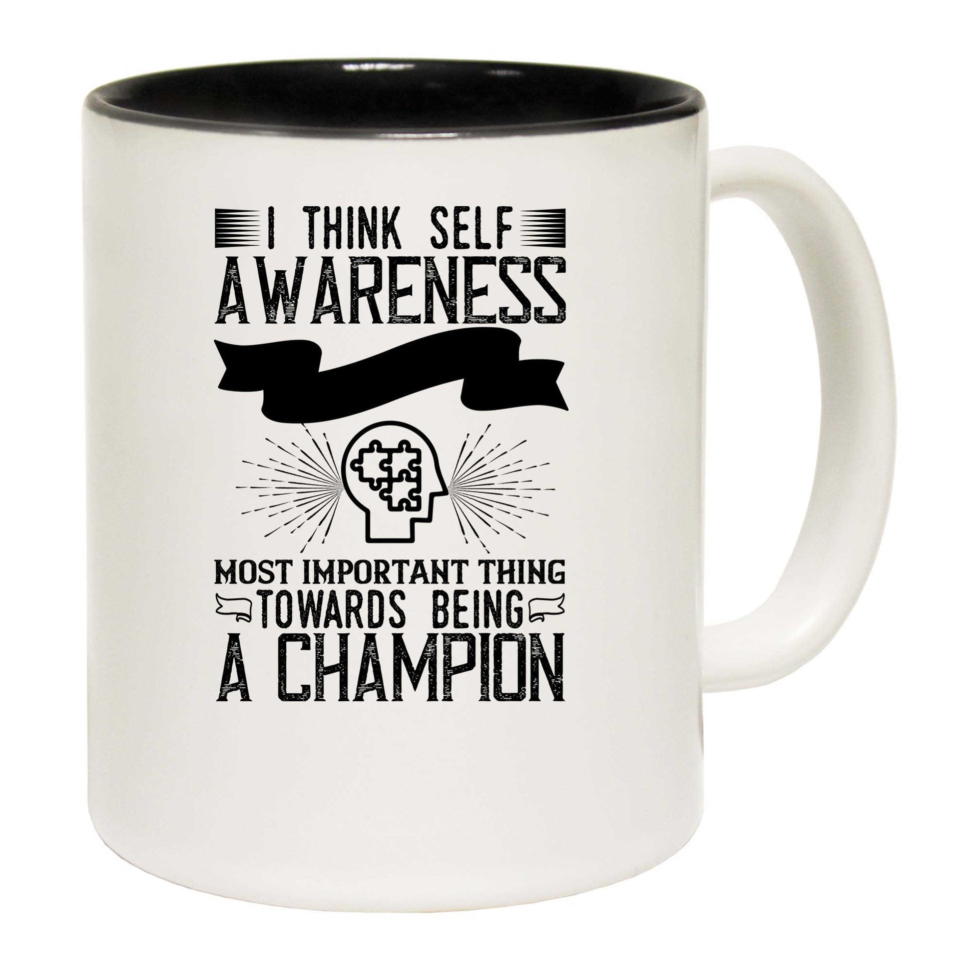 I Think Self Awareness Is Probably The Most Important Thing Autism - Funny Coffee Mug