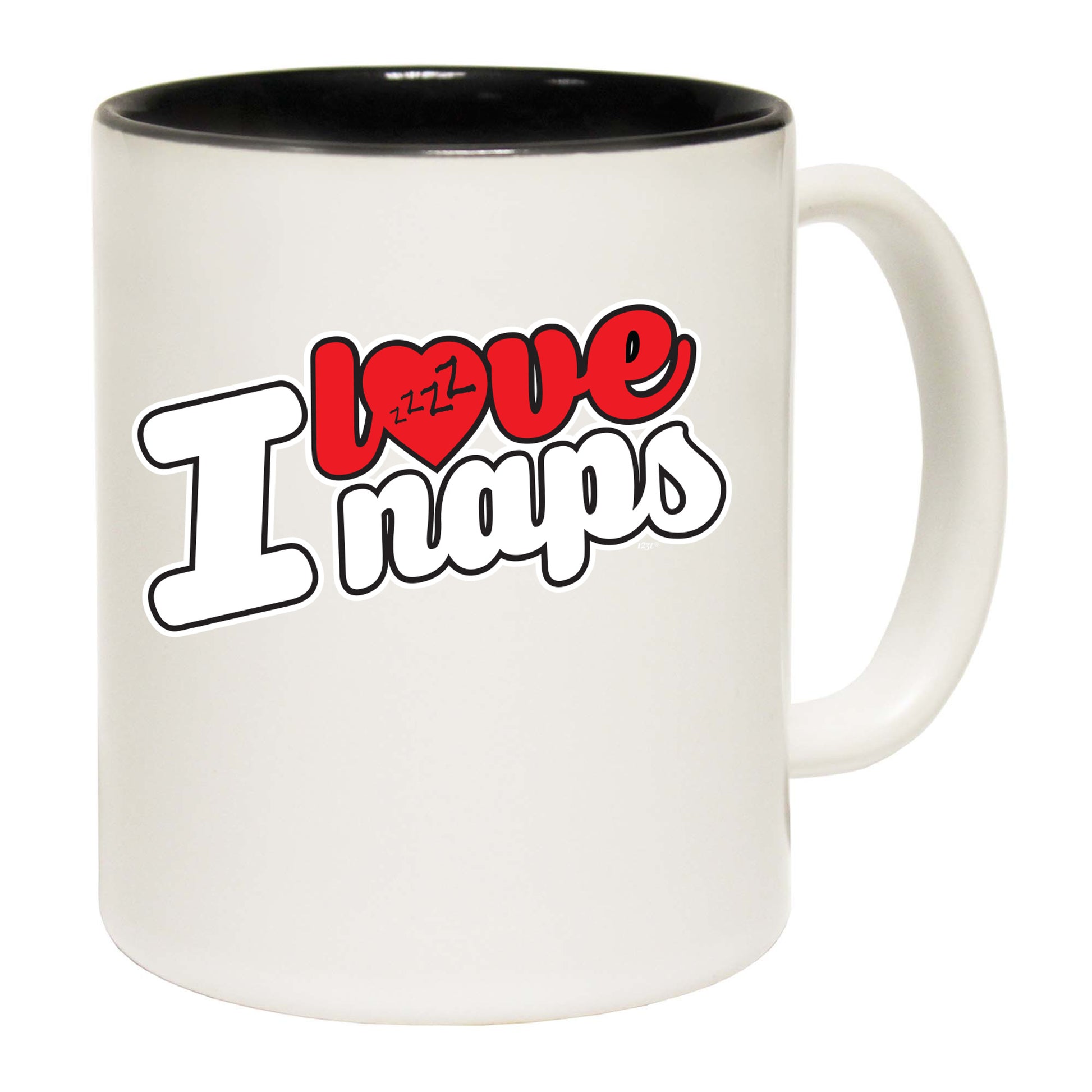 Love Naps Stencil - Funny Coffee Mug