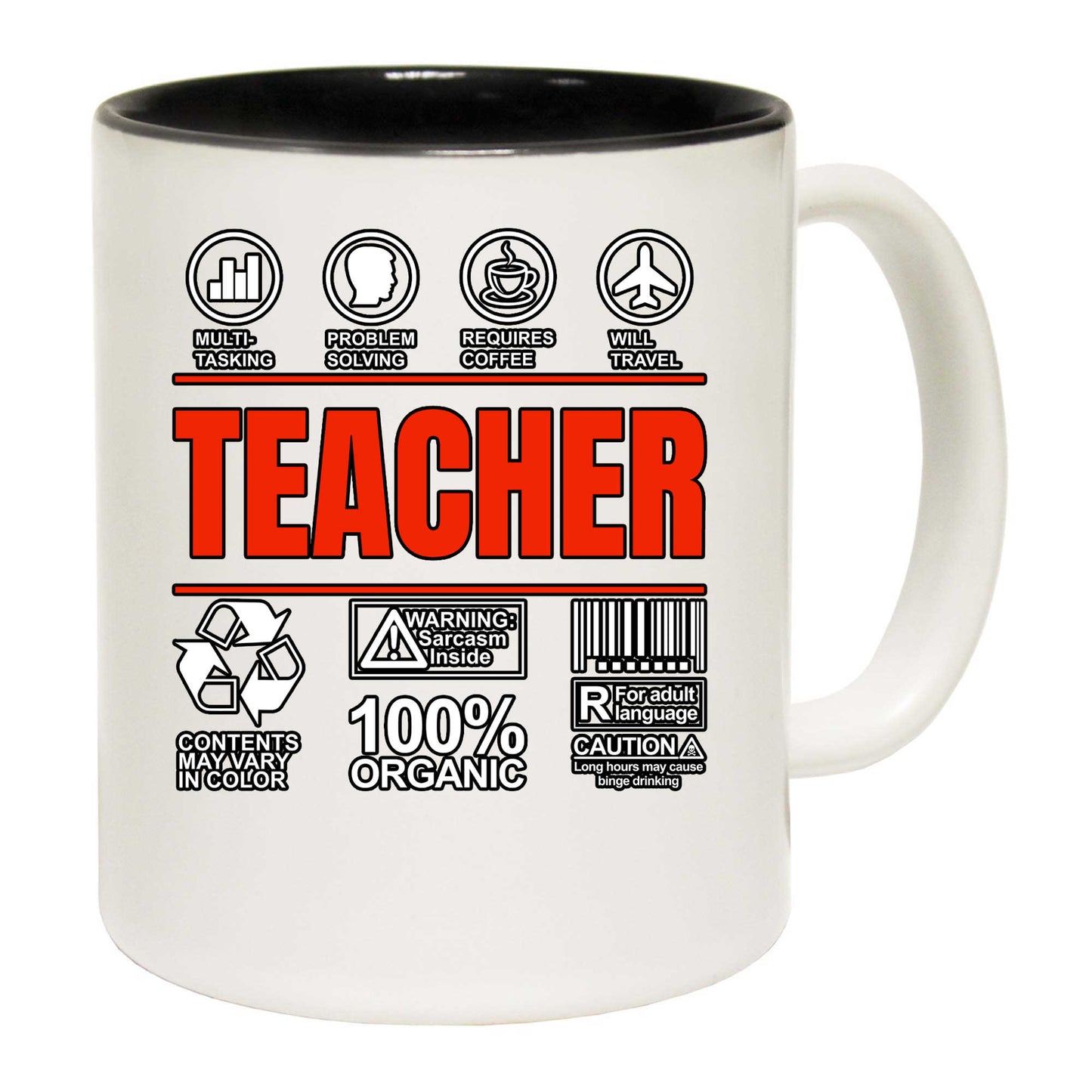 Teacher Sarcastic Humour School - Funny Coffee Mug