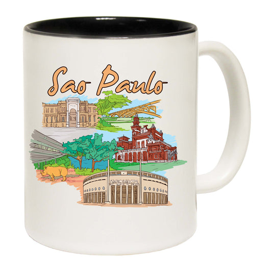 Sao Paulo Brazil Country Flag Destination - Funny Coffee Mug