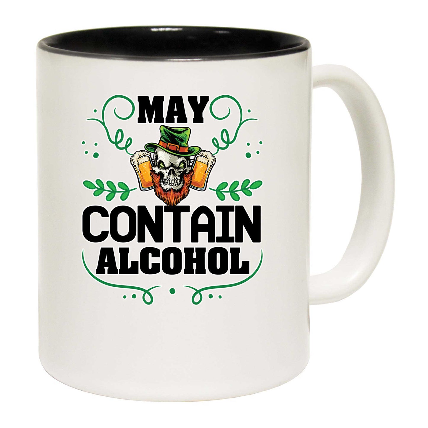 May Contain Alcohol Irish St Patricks Day Ireland - Funny Coffee Mug